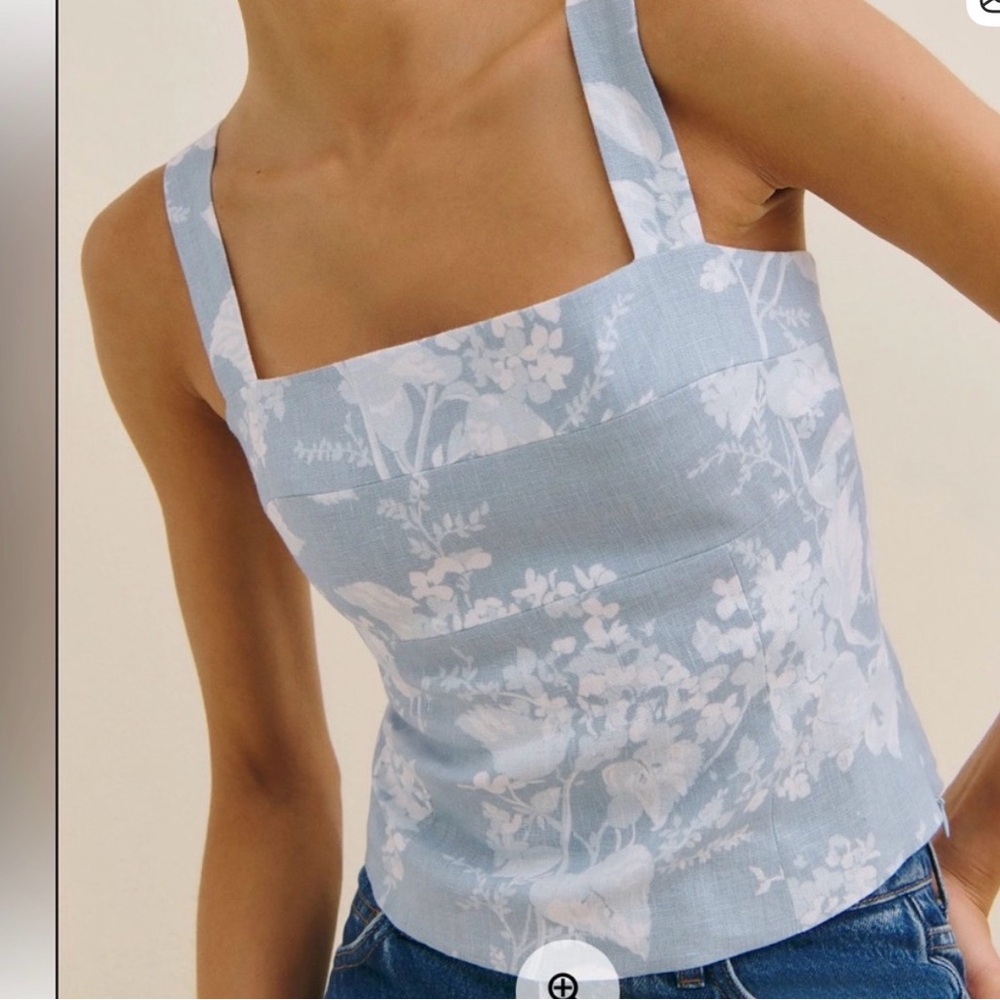 Reformation Darci Linen Tank